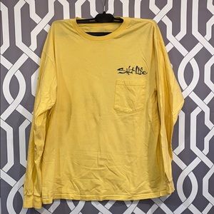 Salt Life Yellow Long Sleeve Shirt